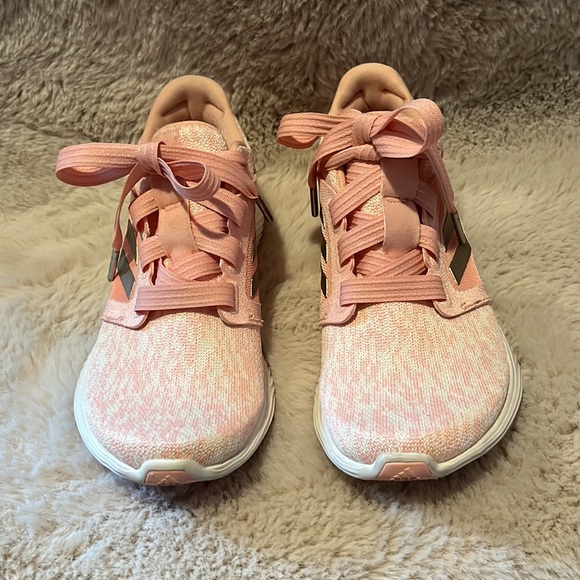 Like new! Super cute blush pink Adidas - Picture 2 of 4
